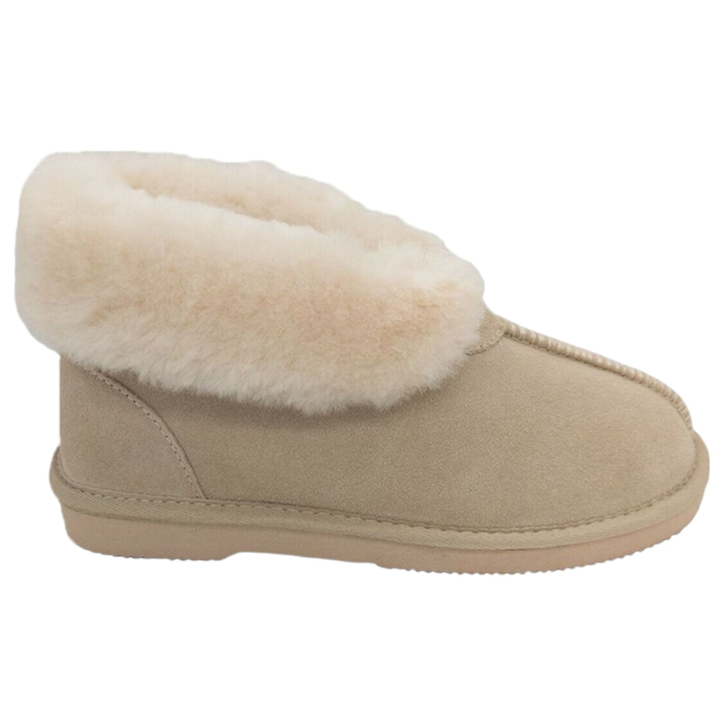 Womens Grosby UGG Princess Boot Slippers Beige