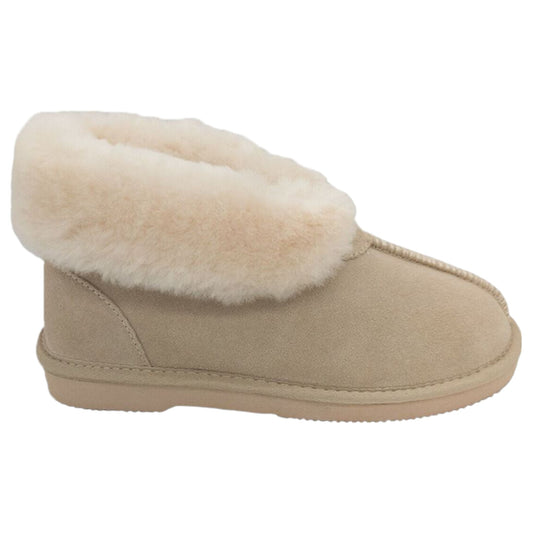 Womens Grosby UGG Princess Boot Slippers Beige