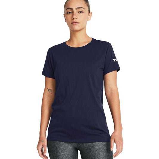 Womens Under Armour Athletic Short Sleeve T-Shirt Navy