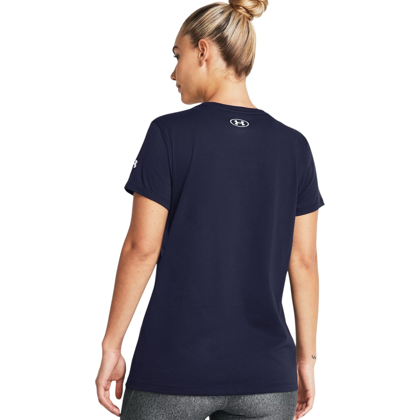 Womens Under Armour Athletic Short Sleeve T-Shirt Navy