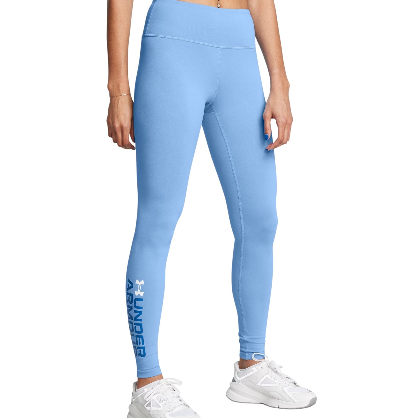 Womens Under Armour Campus Graphic Leggings Horizon Blue