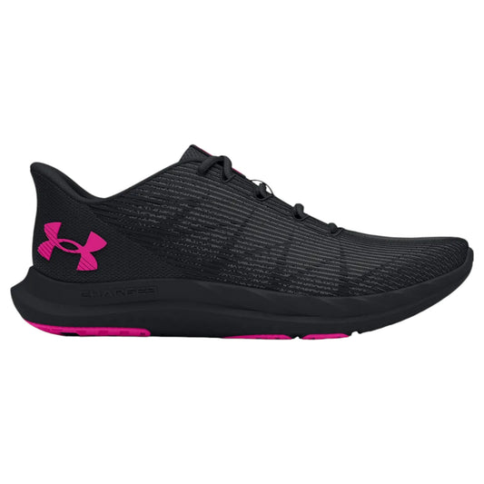 Womens Under Armour Charged Speed Swift Shoes Black/Pink