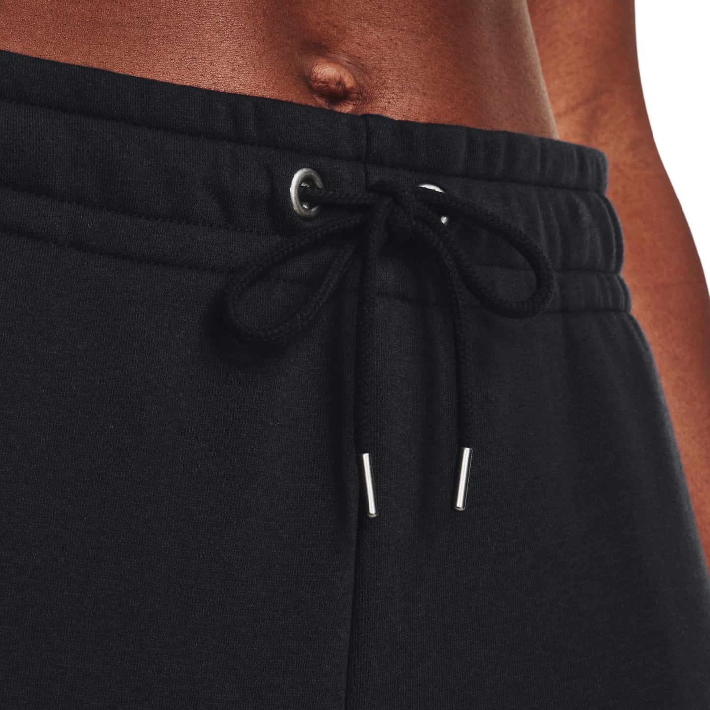 Womens Under Armour Icon Essential Fleece Trackies Black