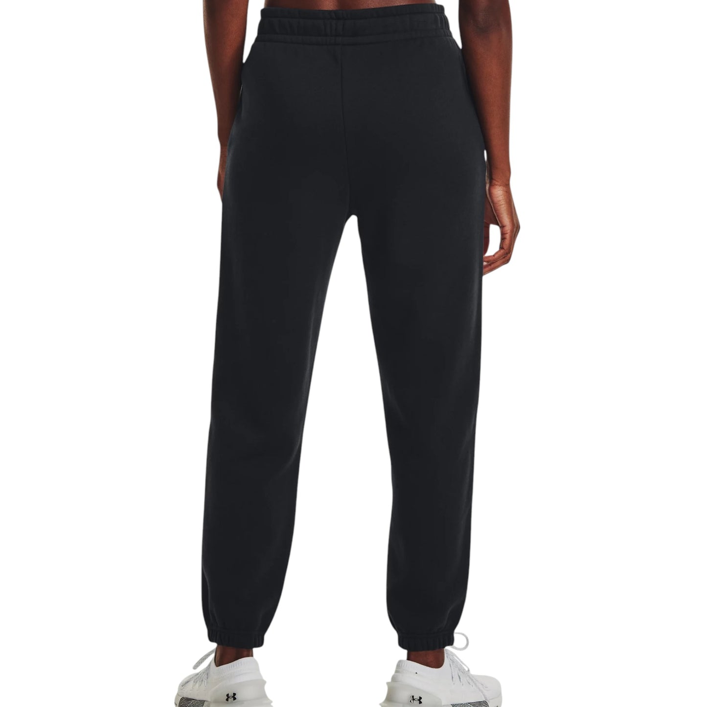 Womens Under Armour Icon Essential Fleece Trackies Black