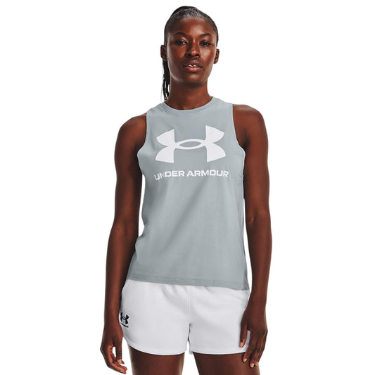 Womens Under Armour Live Sport Style Tank Top Blue