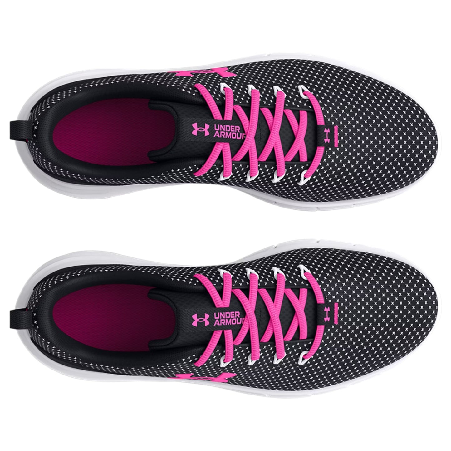 Womens Under Armour Phane RN 2 Shoes Black/Pink