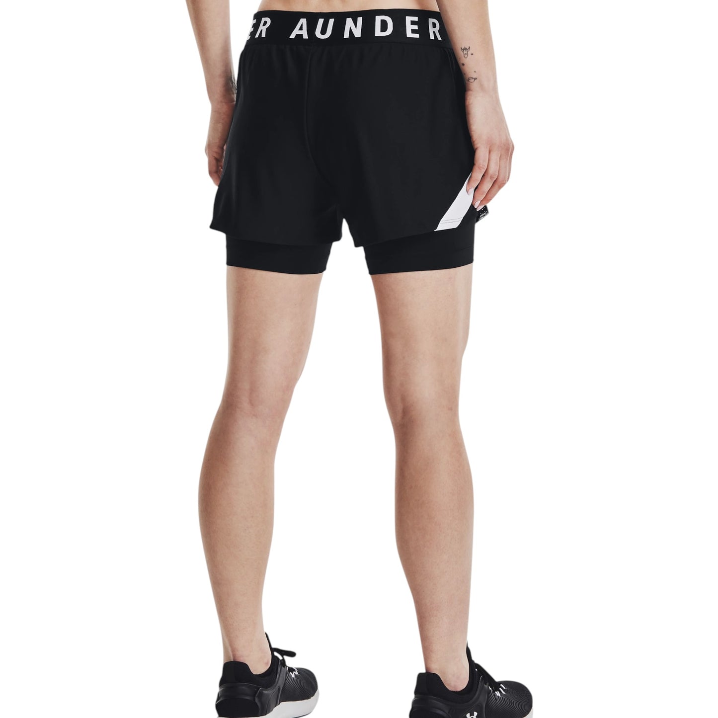Womens Under Armour Play Up 2-in-1 Shorts Black