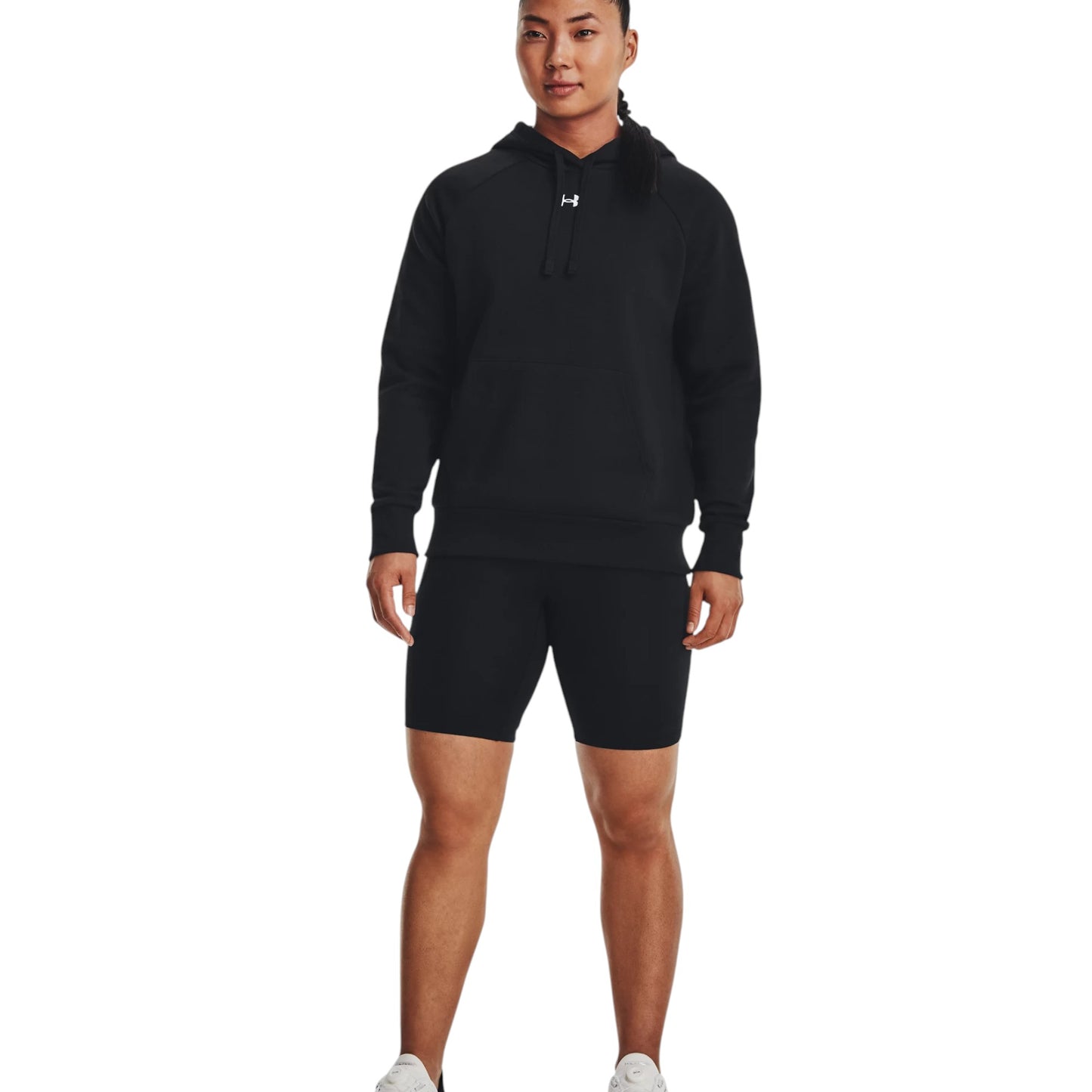 Womens Under Armour Rival Fleece Hoodie Black