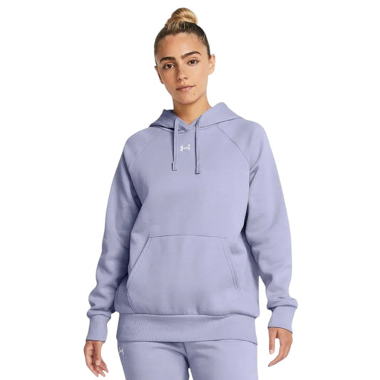 Womens Under Armour Rival Fleece Hoodie Celeste