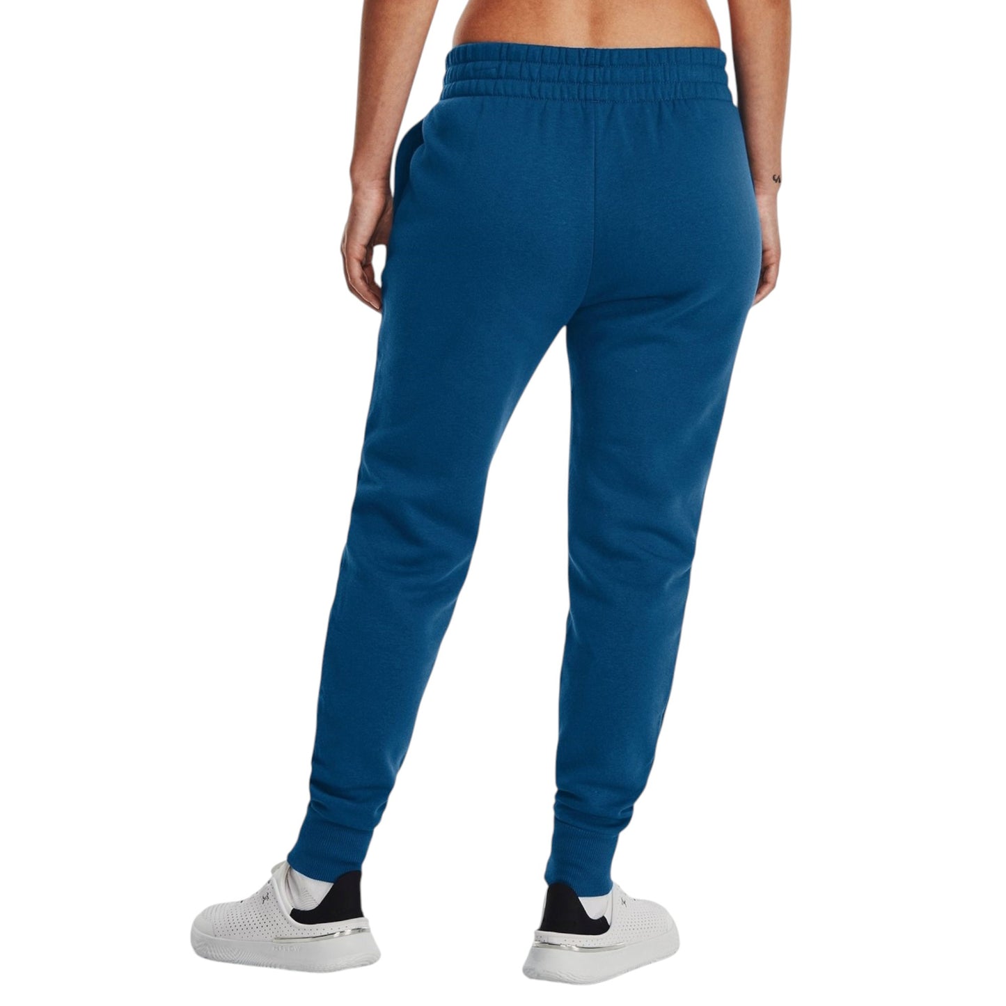 Womens Under Armour Rival Fleece Trackies Blue