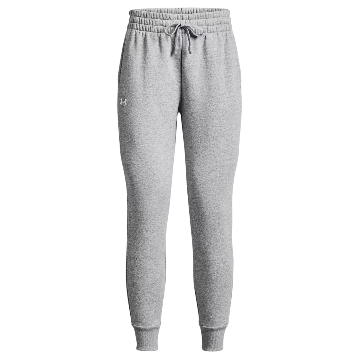 Womens Under Armour Rival Fleece Trackies Grey
