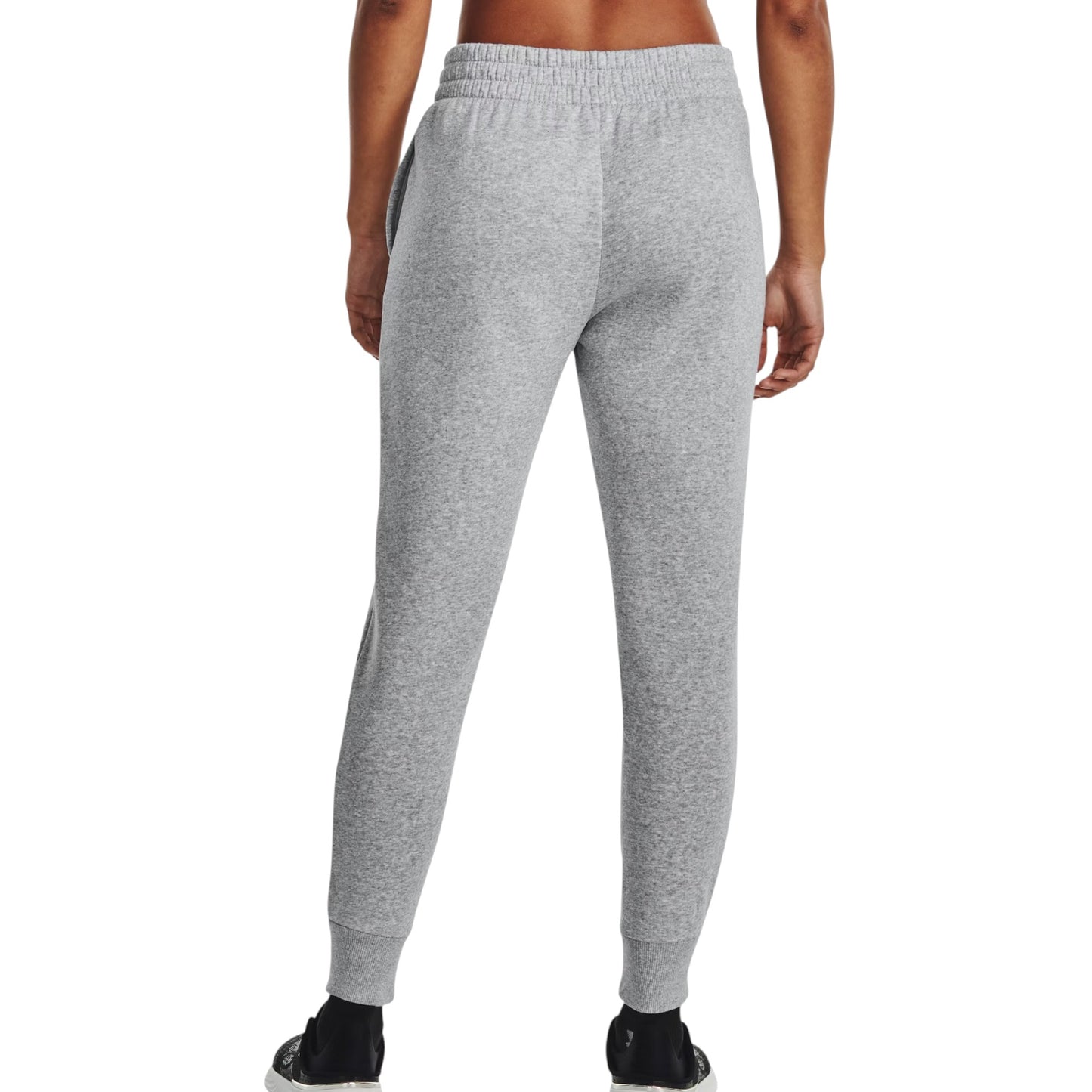 Womens Under Armour Rival Fleece Trackies Grey