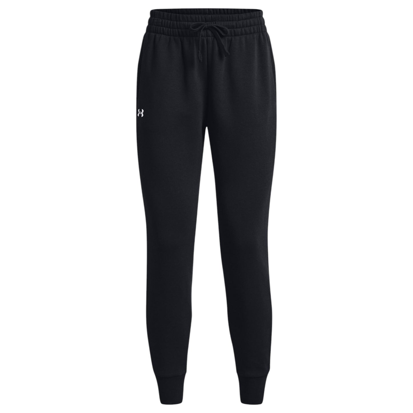 Womens Under Armour Rival Fleece Trackies Black