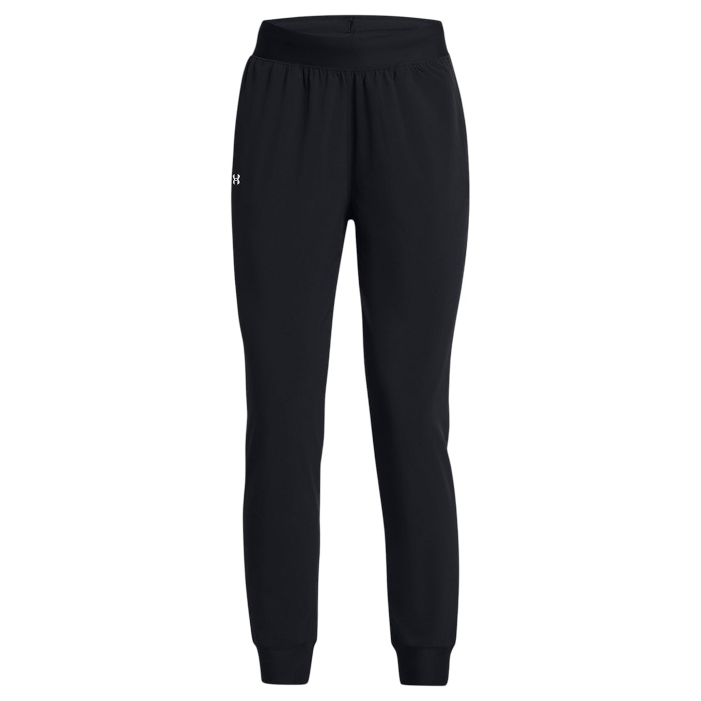 Womens Under Armour Rival High-Rise Trackies Black