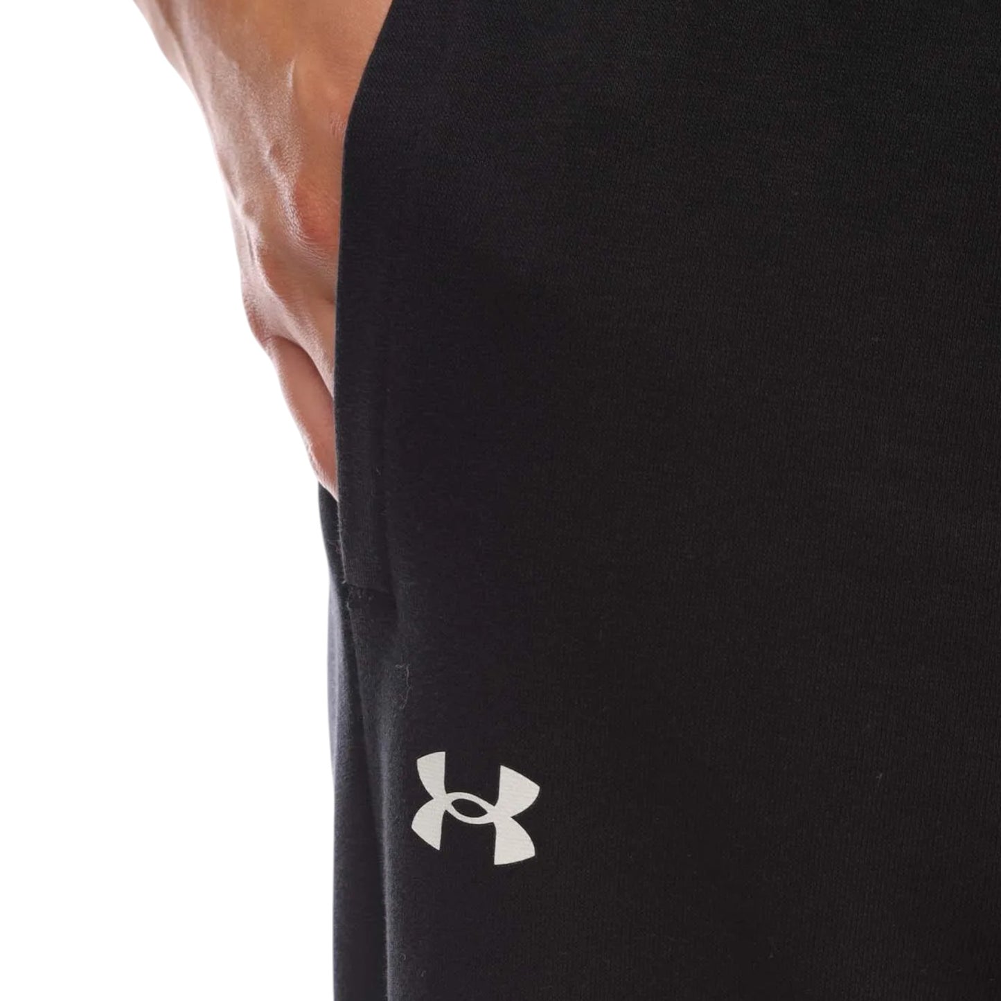 Womens Under Armour Rival Terry Trackies Black