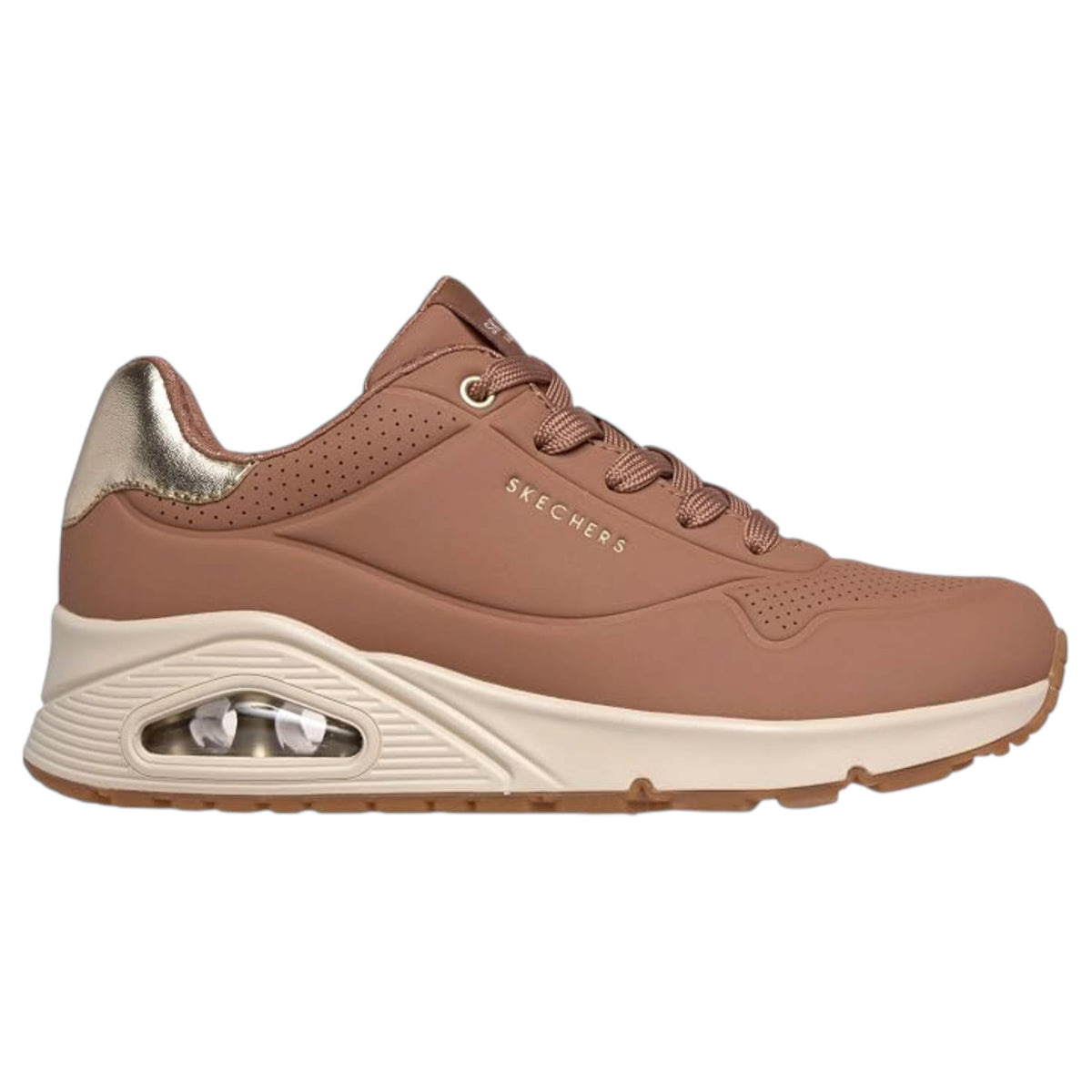 Womens Skechers UNO - Golden Air Shoes Tan