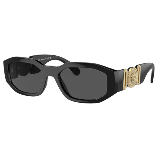 Womens Versace VE4361 Sunglasses Black/ Dark Grey