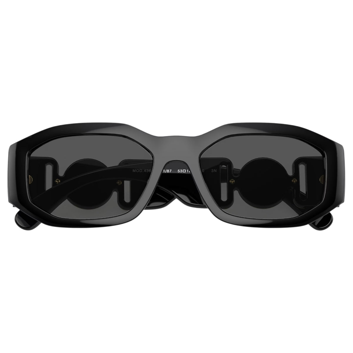 Womens Versace VE4361 Sunglasses Black/ Dark Grey