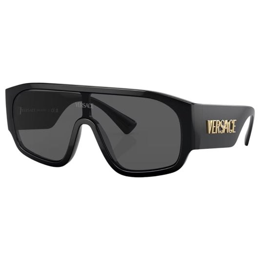 Womens Versace VE4439 Sunglasses Black/Dark Grey