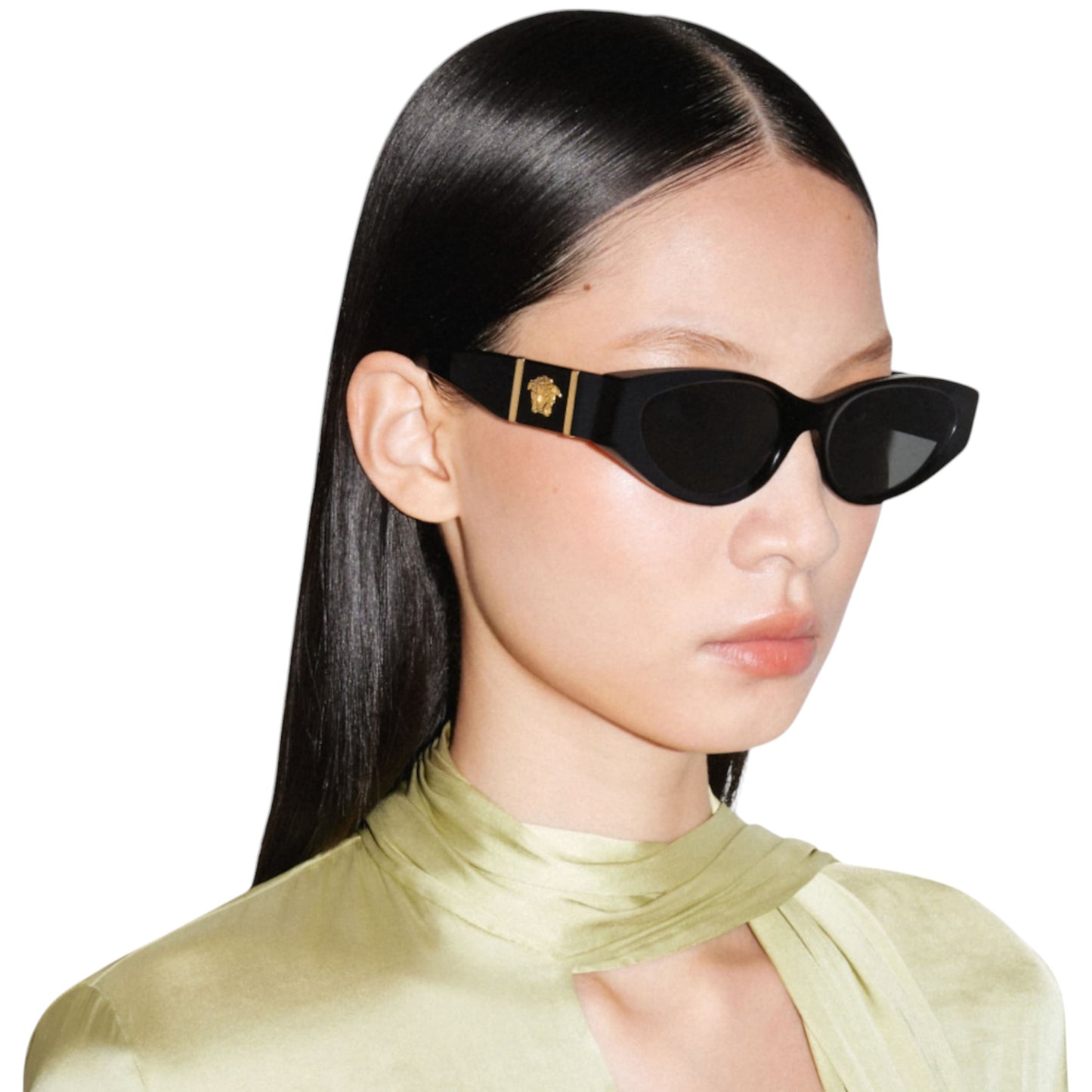 Womens Versace VE4454 Sunglasses Black/Grey