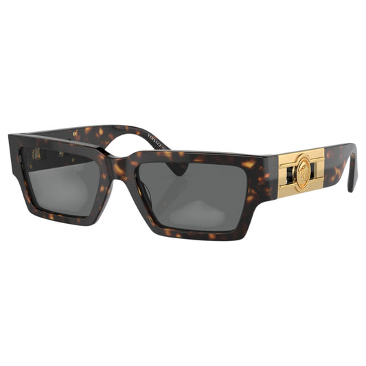 Womens Versace VE4459 Sunglasses Havana/Dark Grey