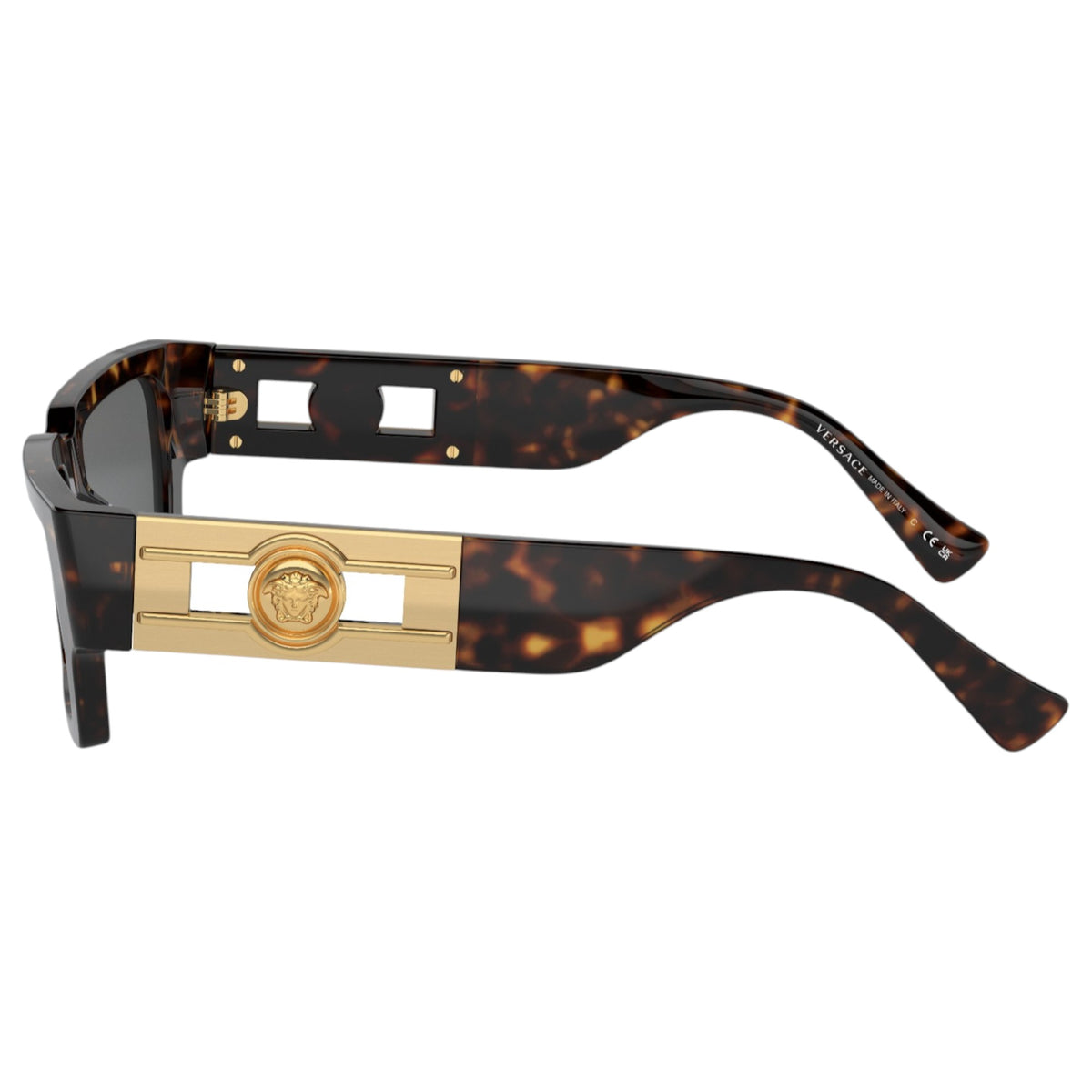 Womens Versace VE4459 Sunglasses Havana/Dark Grey
