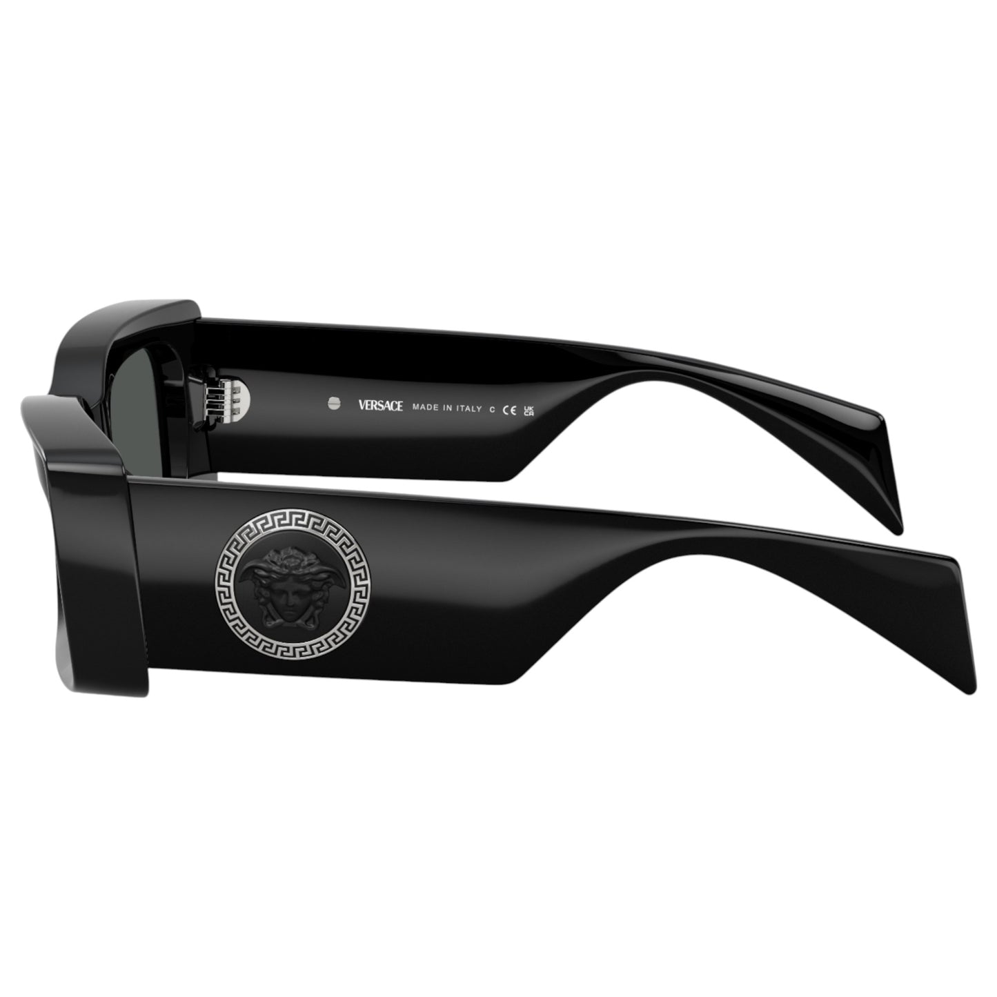 Womens Versace VE4474U Sunglasses Black/Dark Grey