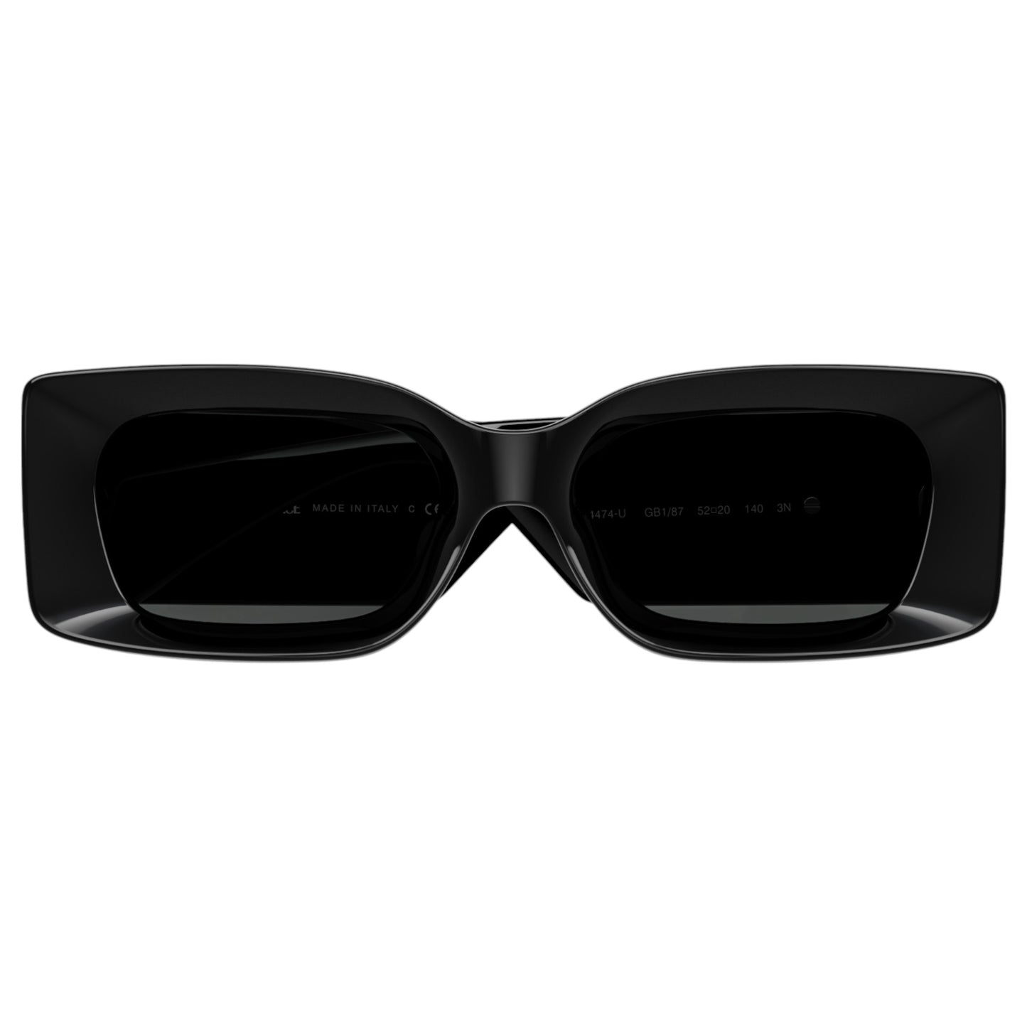 Womens Versace VE4474U Sunglasses Black/Dark Grey