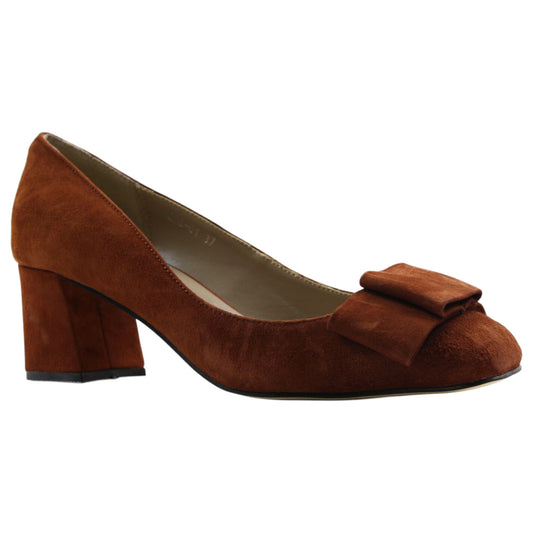 Womens Zasel Anne Heels Brown/Coffee