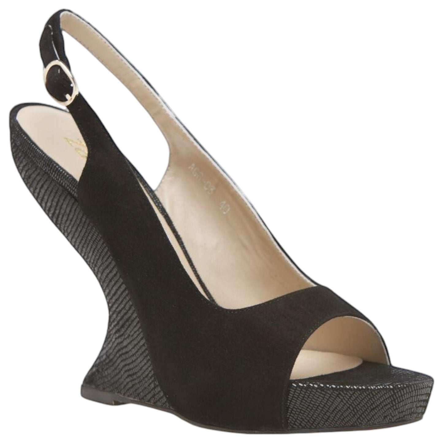 Womens Zasel Evelyn Heels Black