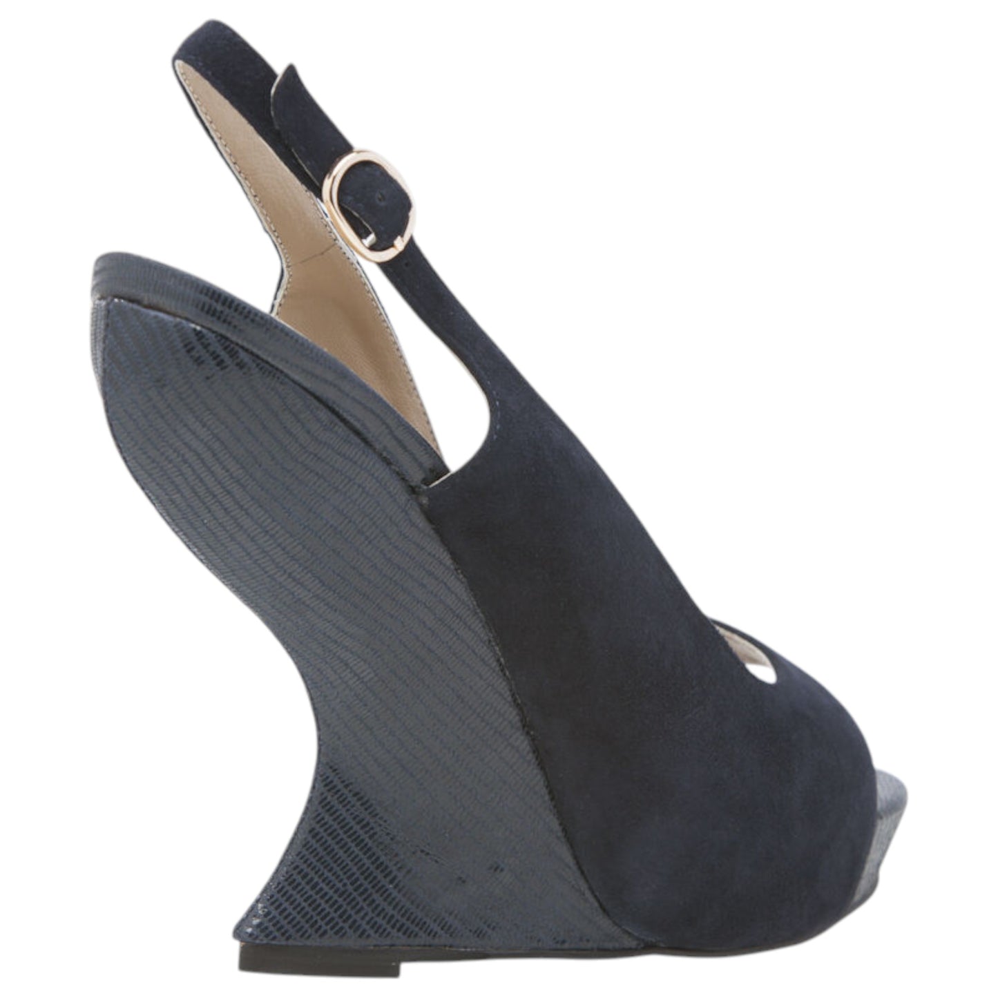 Womens Zasel Evelyn Heels Navy
