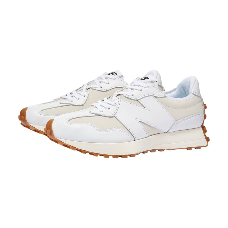 Womens New Balance 327 White Moonbeam Athletic Shoes