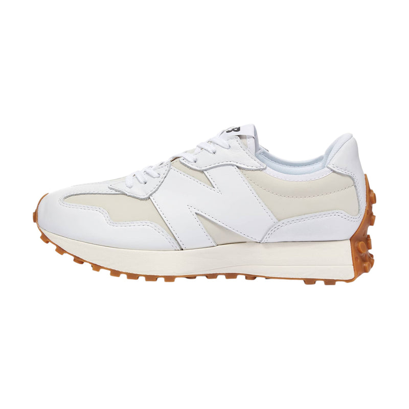 Womens New Balance 327 White Moonbeam Athletic Shoes