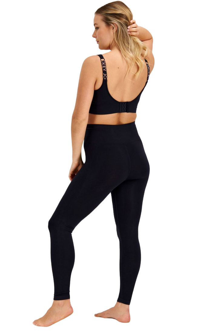 2 x Womens Jockey Life Studio Legging Loungewear Black