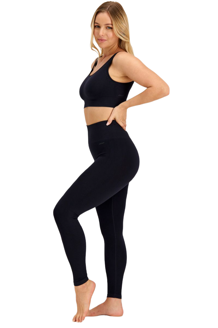 Womens Jockey Life Studio Legging Loungewear Black