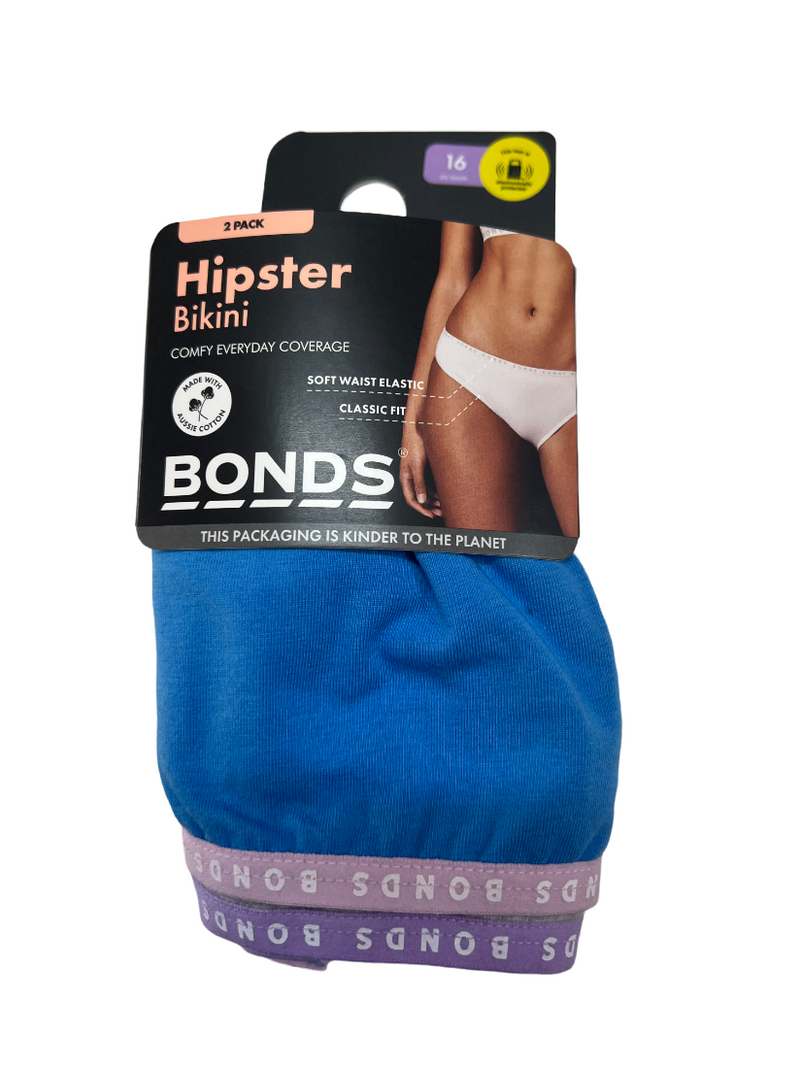 6 Pairs X Bonds Womens Hipster Bikini Underwear Briefs 28K