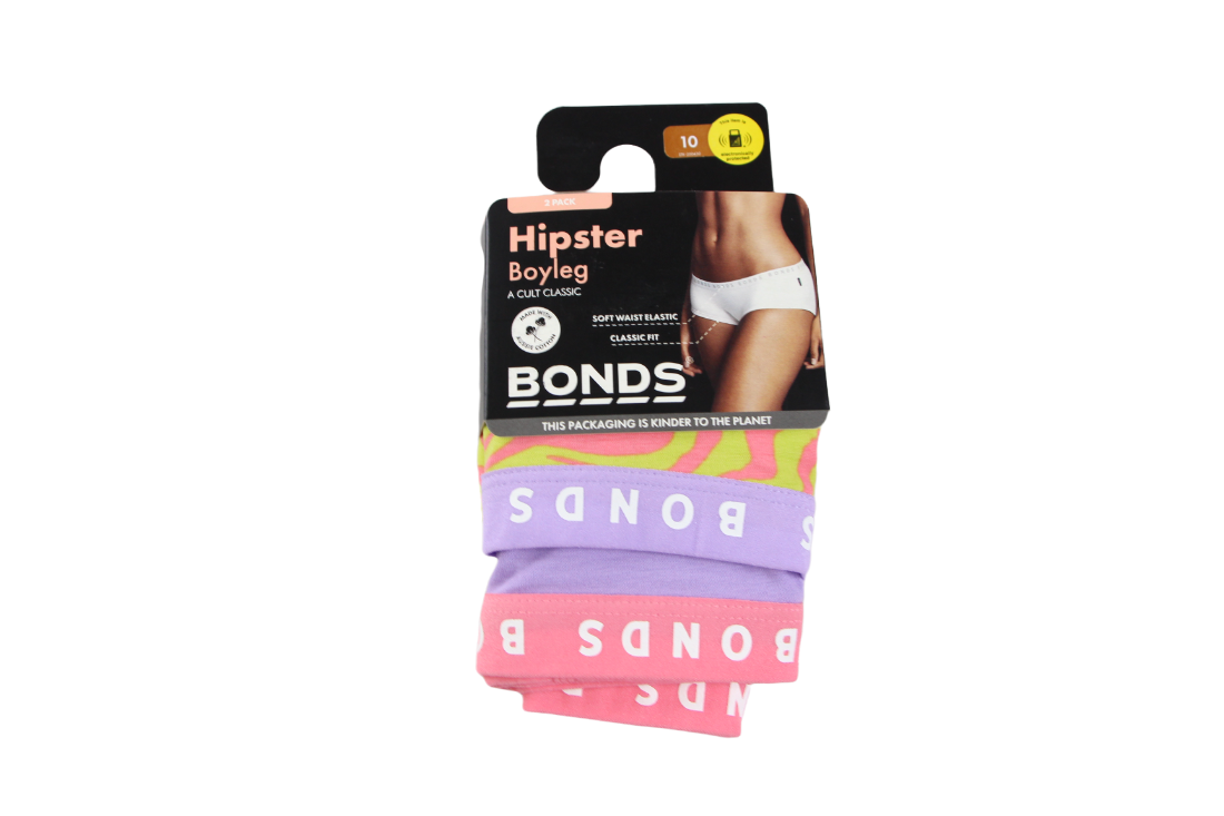 2 Pack Womens Bonds Hipster Boyleg Briefs Underwear Pack 49K