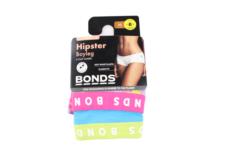 8 Pairs X Bonds Womens Hipster Boyleg Underwear Briefs 50K