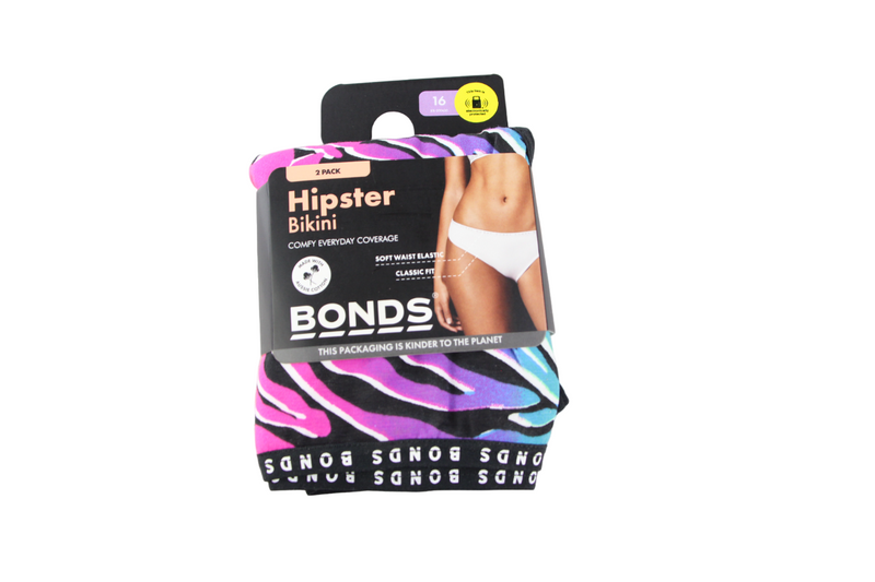4 Pairs X Bonds Womens Hipster Bikini Underwear Briefs 55K