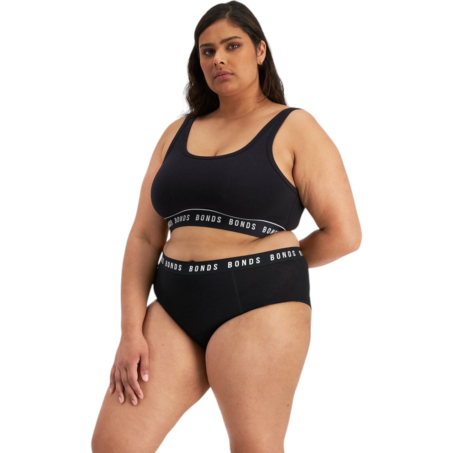 Womens Bonds Bloody Comfy™ Period Heavy Full Briefs Underwear Black