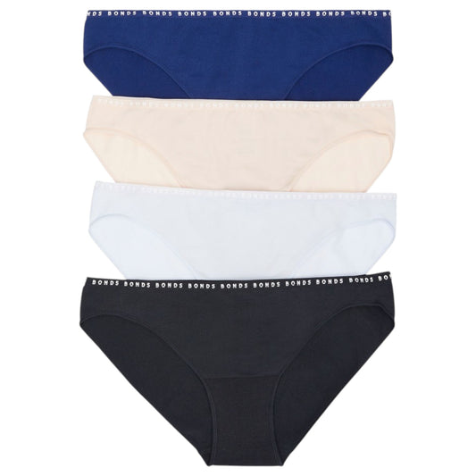 12 Pack Womens Bonds Seamless Hipster Bikini Briefs Underwear Multi