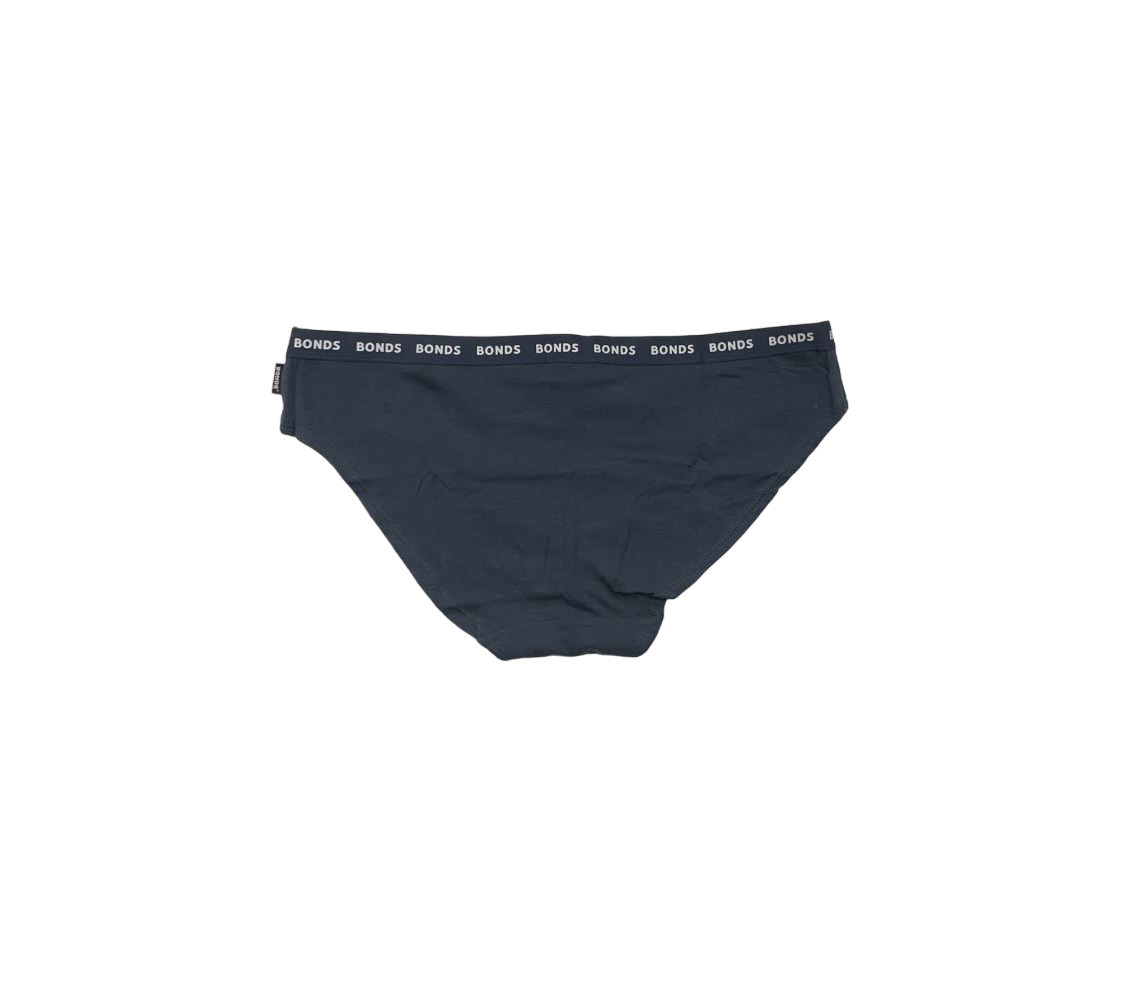 3 Pack Womens Bonds Everyday Bikini Briefs Underwear Charcoal