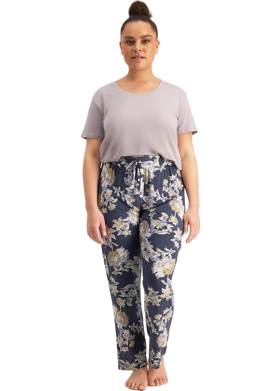 Womens Jockey Life Wide Leg Loungewear Pants French Marigold