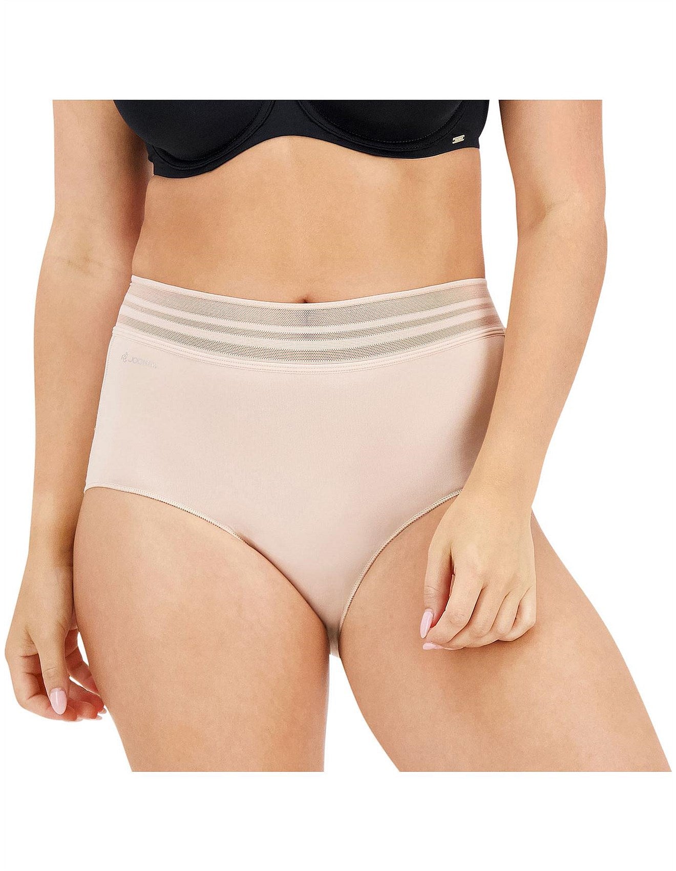 Womens Jockey No Panty Line Promise Full Briefs Underwear Dusk