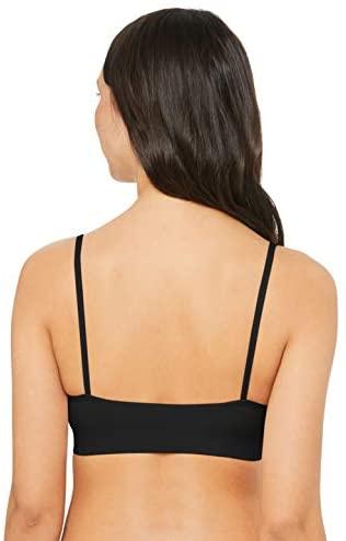 2 x Bonds Womens Hipster Triangle Crop Seamfree Bra Black Wunvt