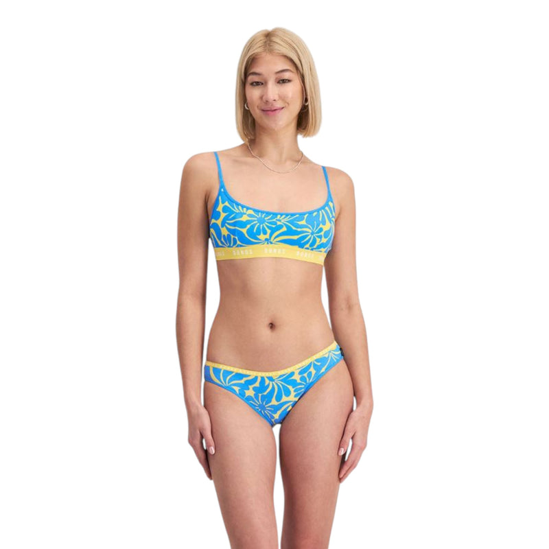 Womens Bonds Hipster Bikini Briefs Underwear Blue/Yellow