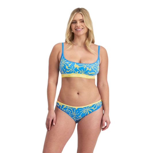 Womens Bonds Hipster Bikini Briefs Underwear Blue/Yellow