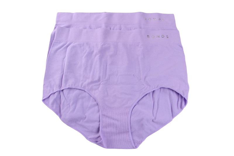 10 Pairs X Bonds Womens Seamless Full Brief Underwear Violet