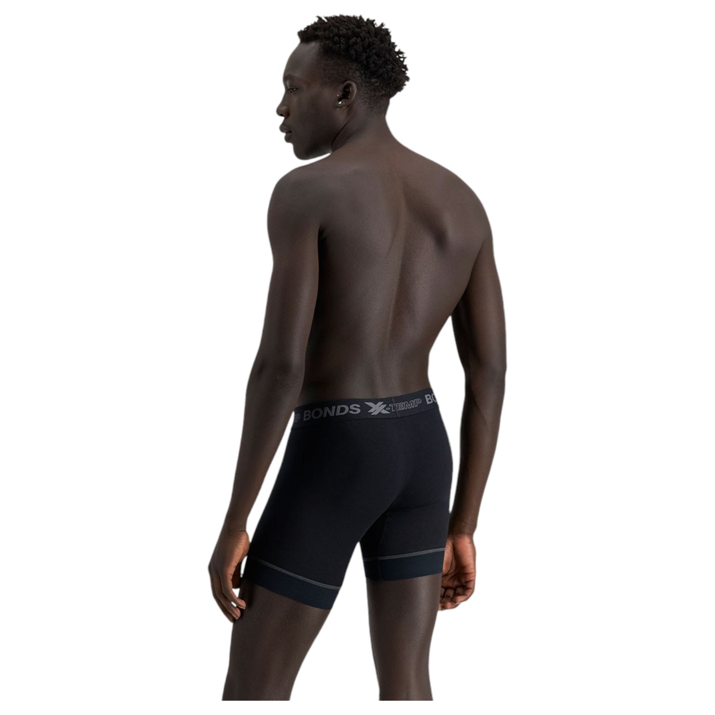 Mens Bonds X-Temp Grip Tech Mid Trunks Underwear Black