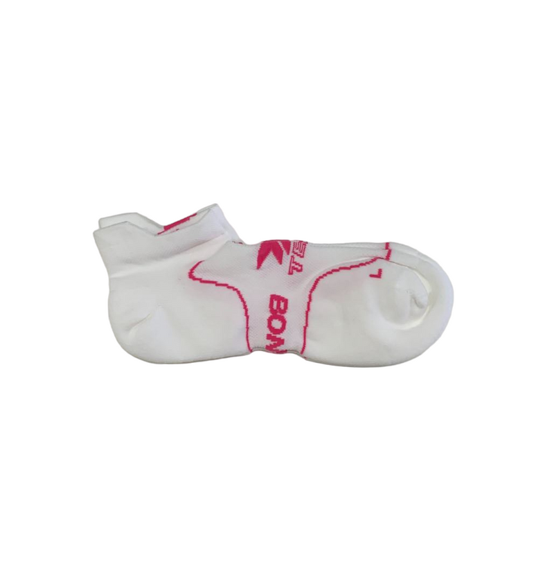 8 Pairs Womens Bonds X-Temp White Black Hot Pink Sport Low Cut Socks